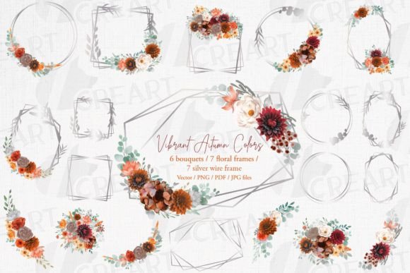 Autumn Floral Silver Frames and Bouquets: A Practical Guide for Designers and Crafters