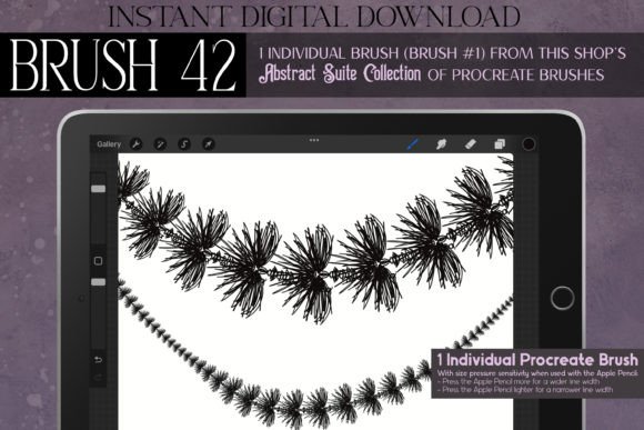Evaluating the Procreate Brush 42 – Abstract Suite for Digital Creators