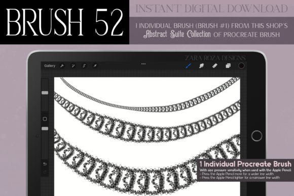 Evaluating the Procreate Brush 52 – Abstract Suite for Digital Illustration
