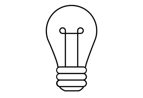 Mastering Minimalist Design with Light Bulb Clipart Silhouette Assets