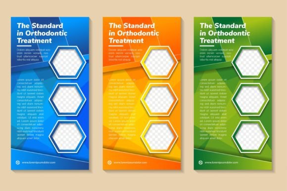Orthodontic Treatment Roll-Up Banner Design