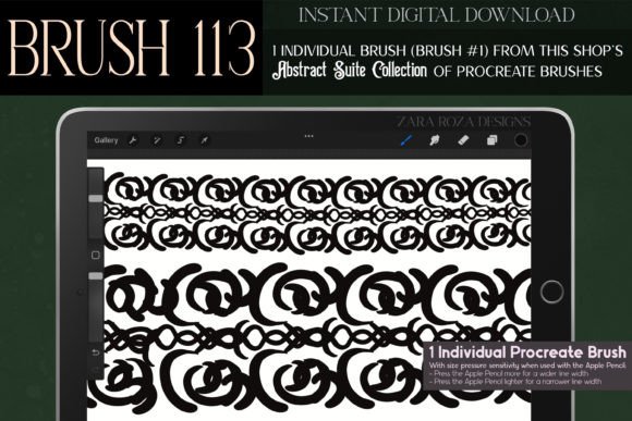 Procreate Brush 113: Abstract Suite
