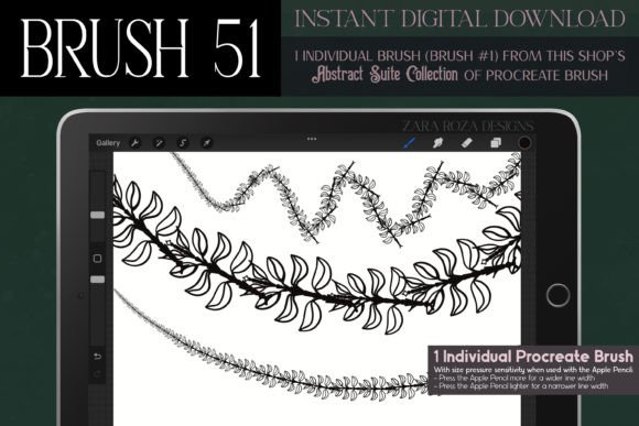 Procreate Brush 51: Abstract Suite Guide