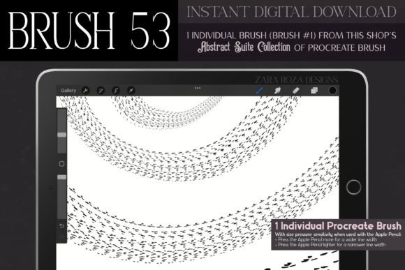 Procreate Brush 53: Abstract Suite