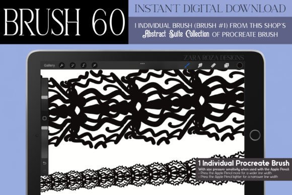 Procreate Brush 60: Abstract Suite
