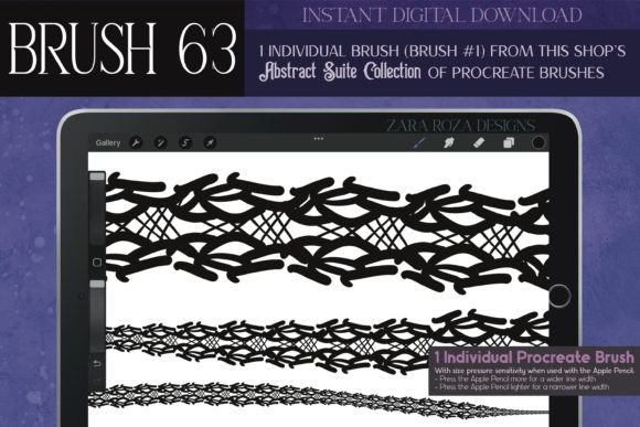 Procreate Brush 63: Abstract Suite Guide