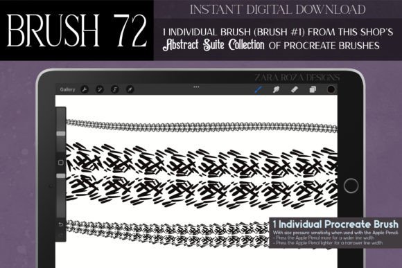 Procreate Brush 72: Abstract Suite Overview
