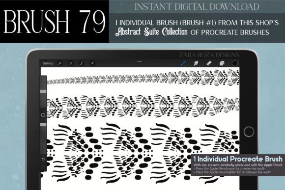 Procreate Brush 79: Abstract Suite Guide