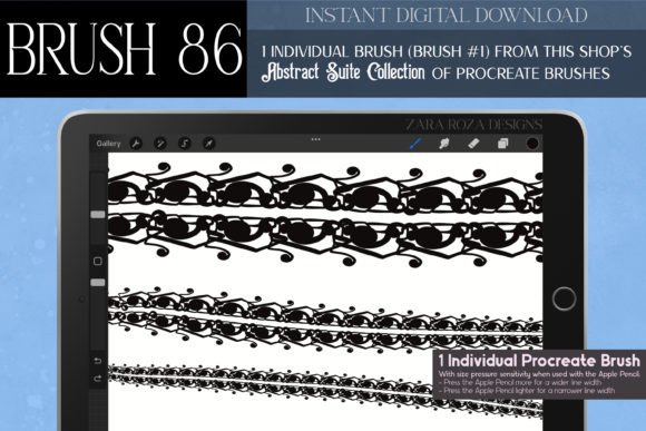 Procreate Brush 86: Abstract Suite