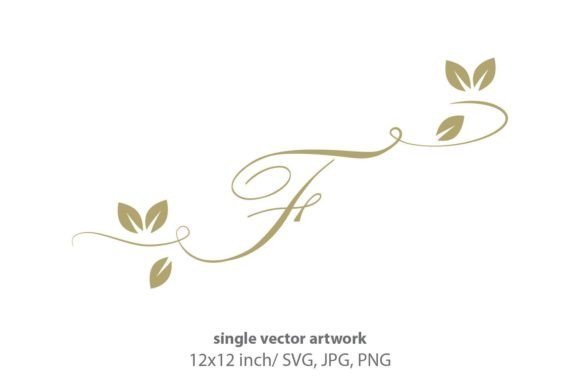 The Art of Sophistication: Integrating Gold Leaf and Autumn Script Letter F into Modern Design Workflows