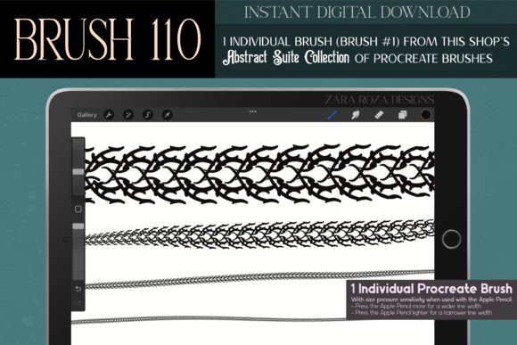 Unlocking Creative Potential with Procreate Brush 110 – Abstract Suite