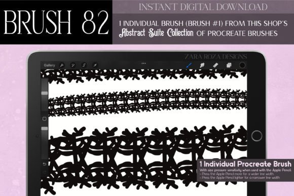 Unlocking Creative Potential with Procreate Brush 82: The Abstract Suite for Digital Artists
