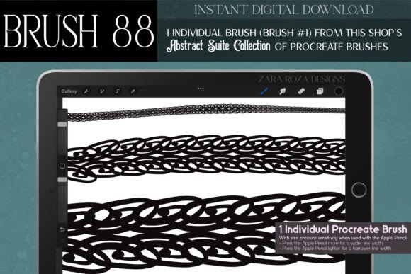 Unlocking Creative Potential with Procreate Brush 88: The Abstract Suite for Digital Artists